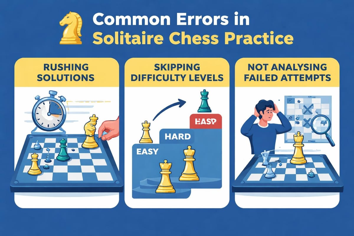 Solitaire chess training mistakes