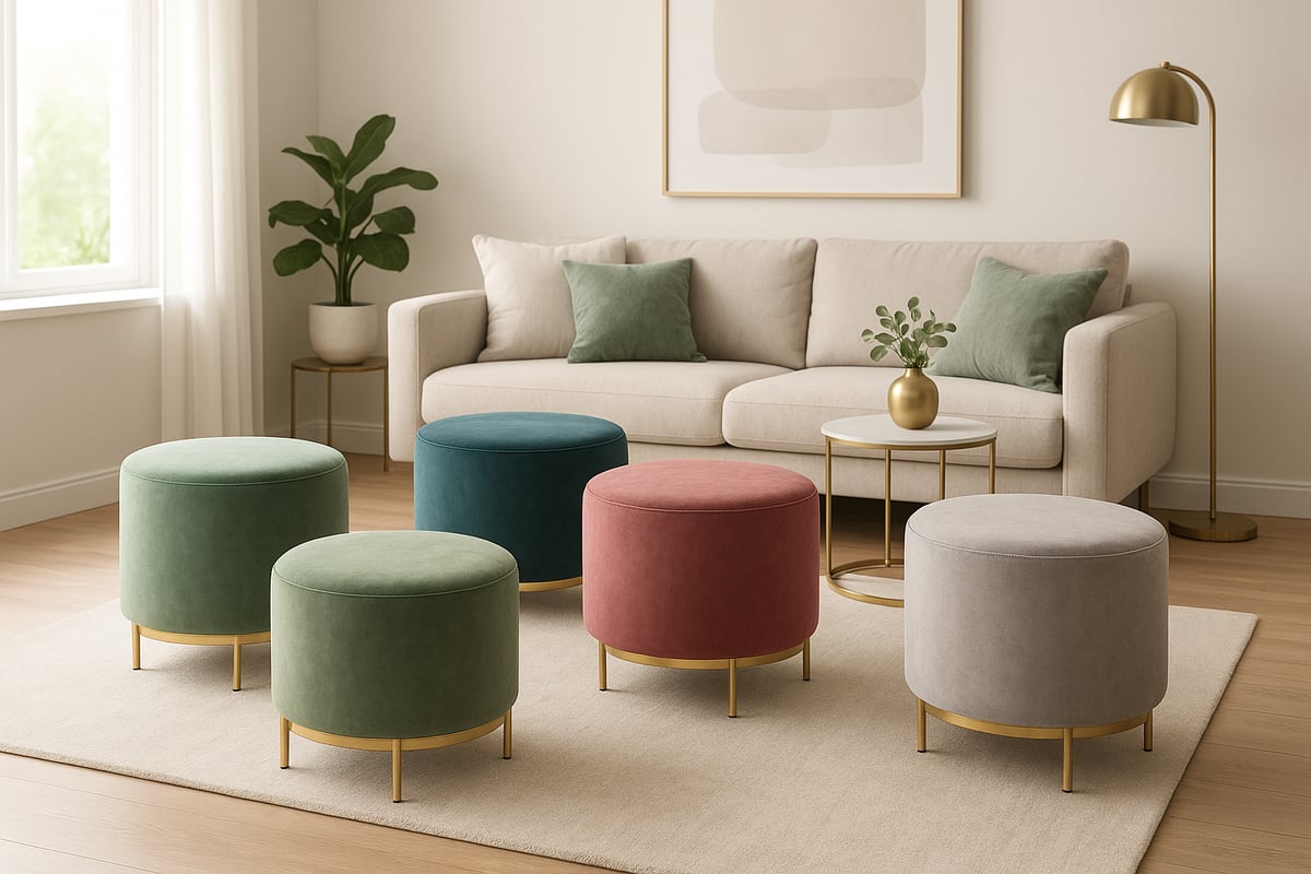 I Trend 2026: Colori, Forme e Stili dei Pouf Effetto Velluto