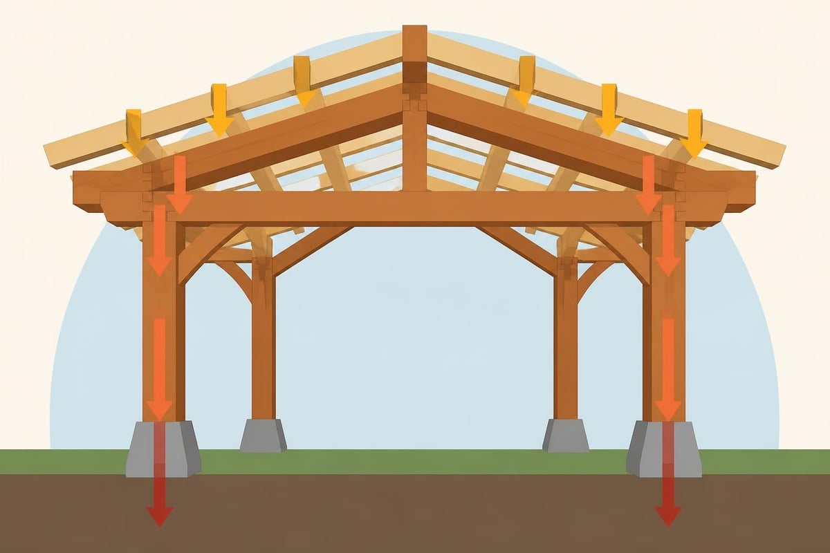 Post beam structural components
