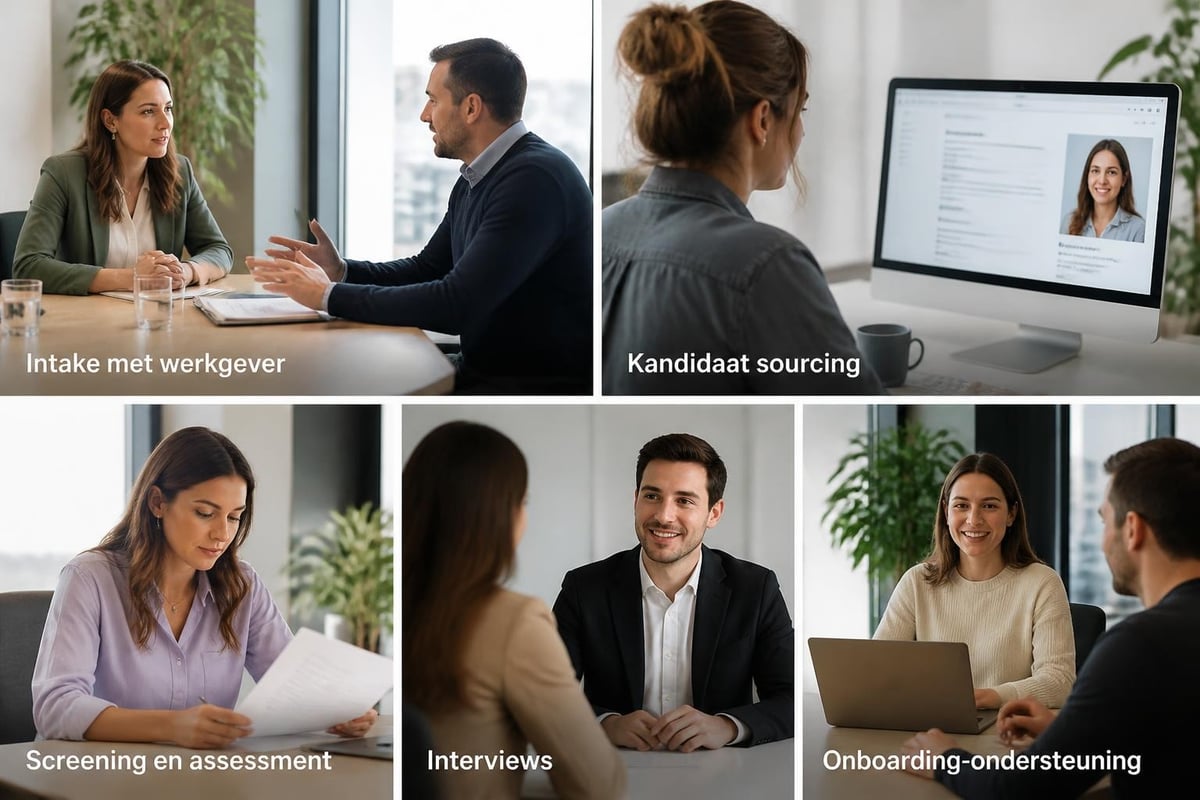 Recruitment process workflow