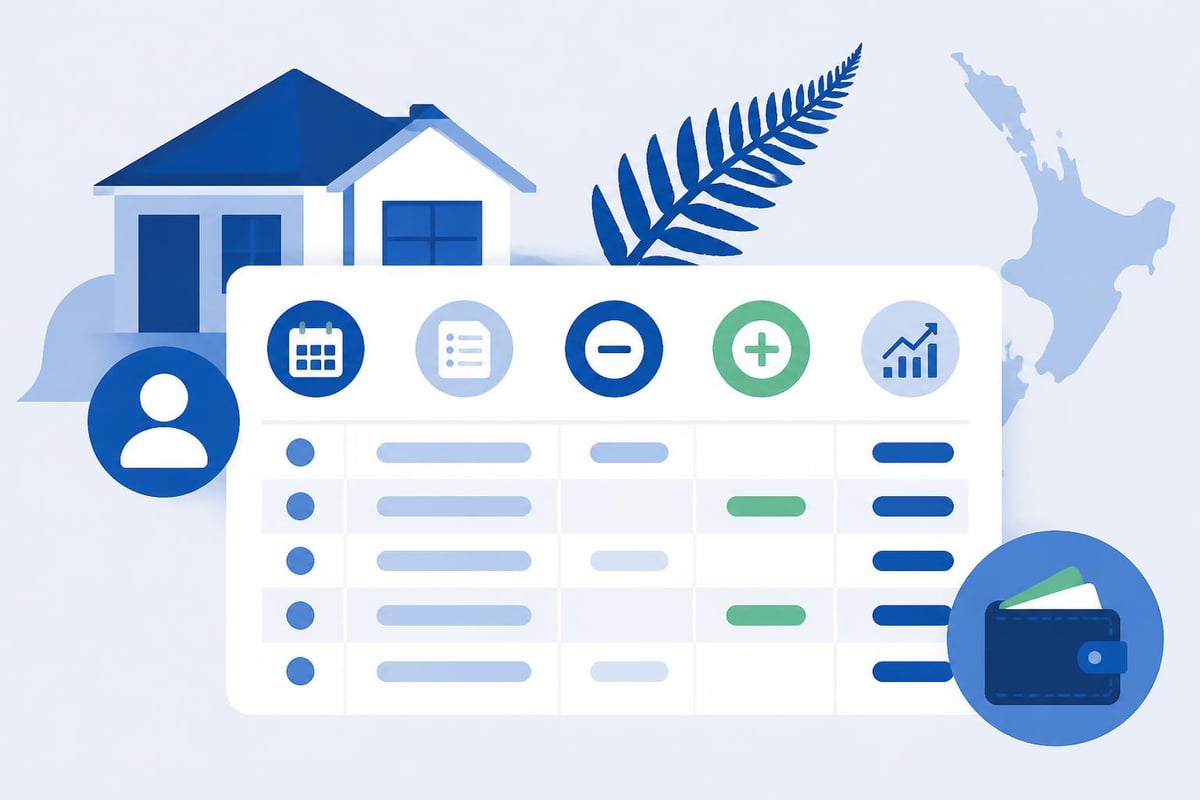 Rental ledger components