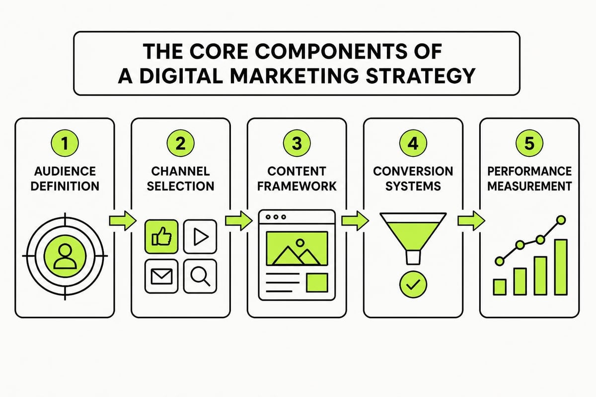 Digital marketing strategy components