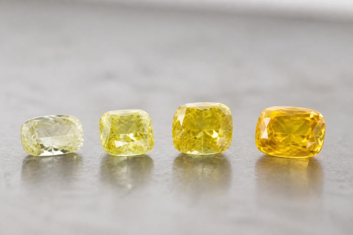 Natural yellow diamond nitrogen formation