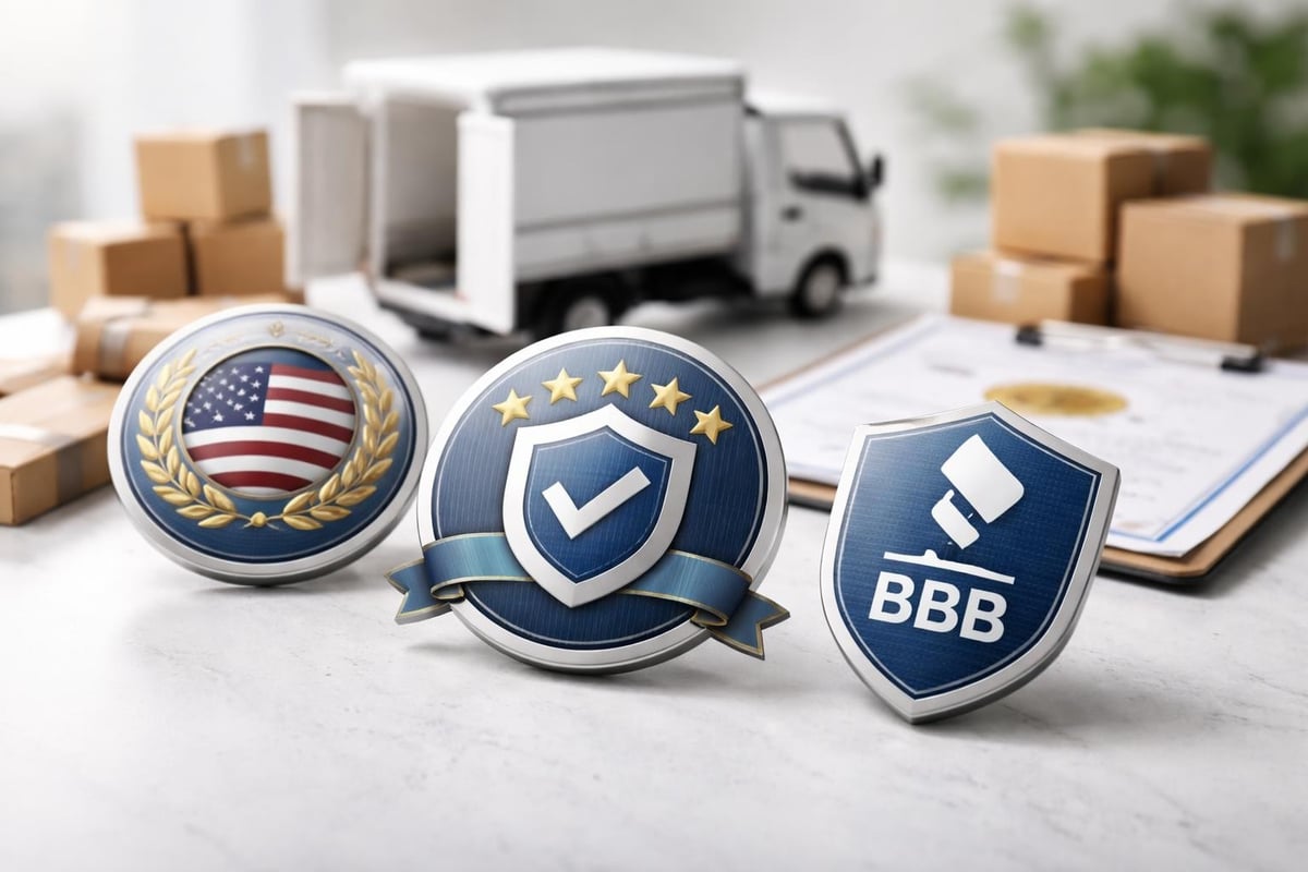 Professional moving certifications