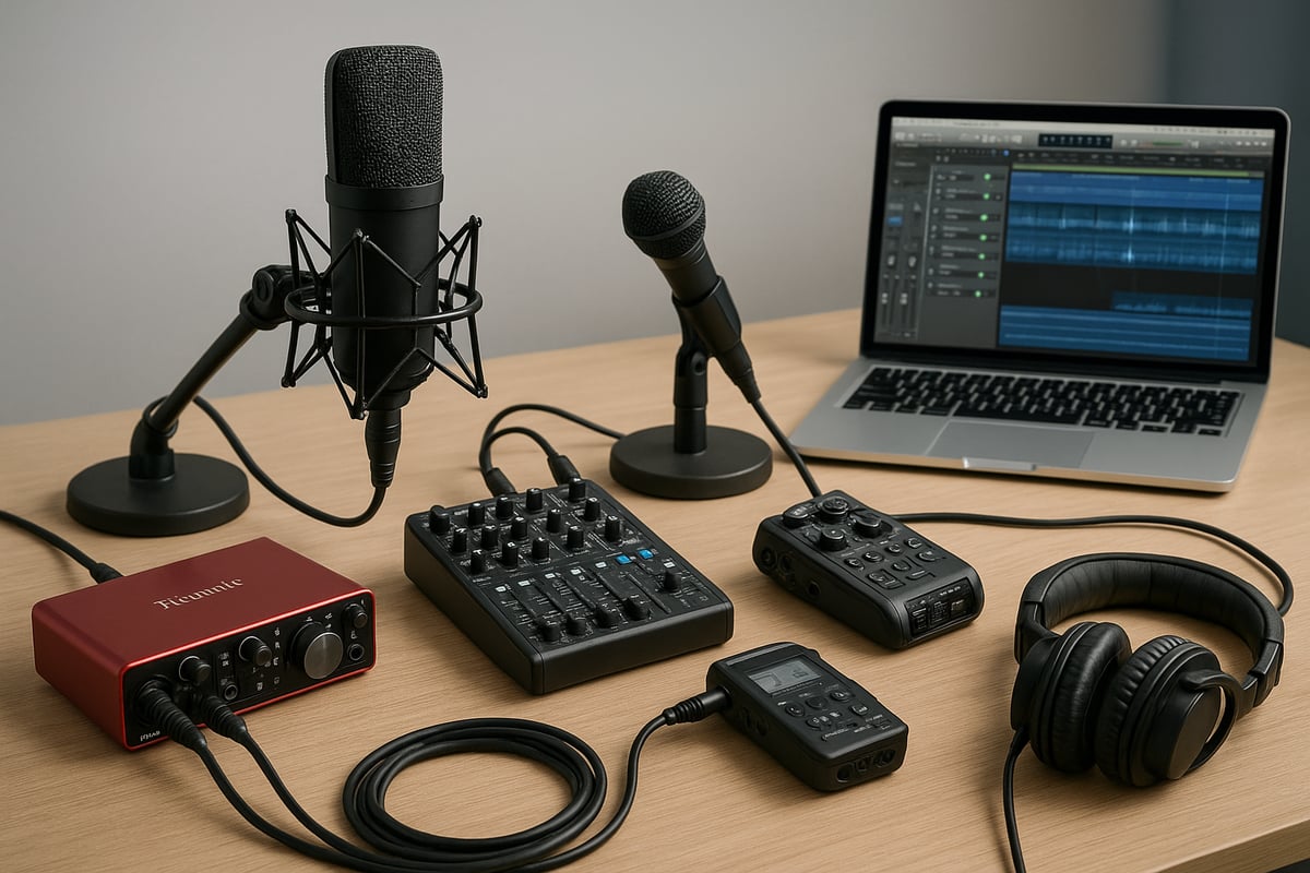 Step 3: Audio Interfaces, Mixers, and Recording Devices