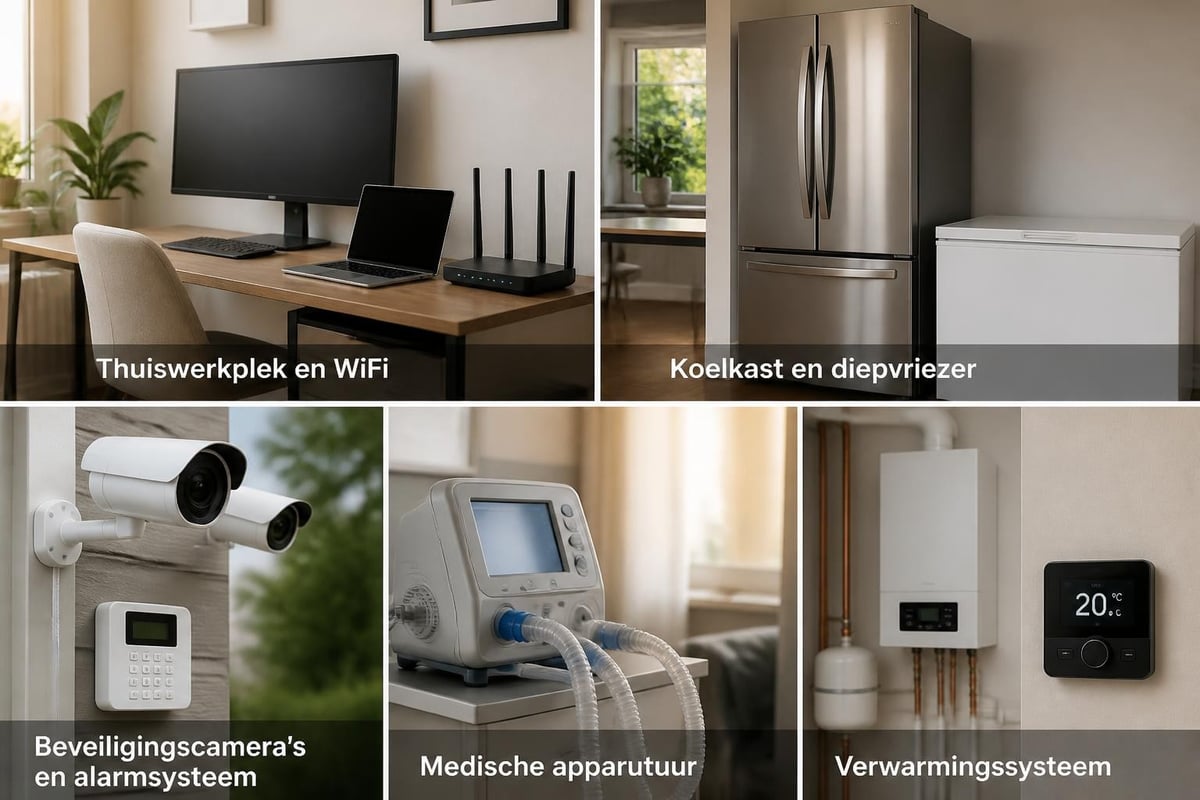 Noodstroom toepassingen thuis