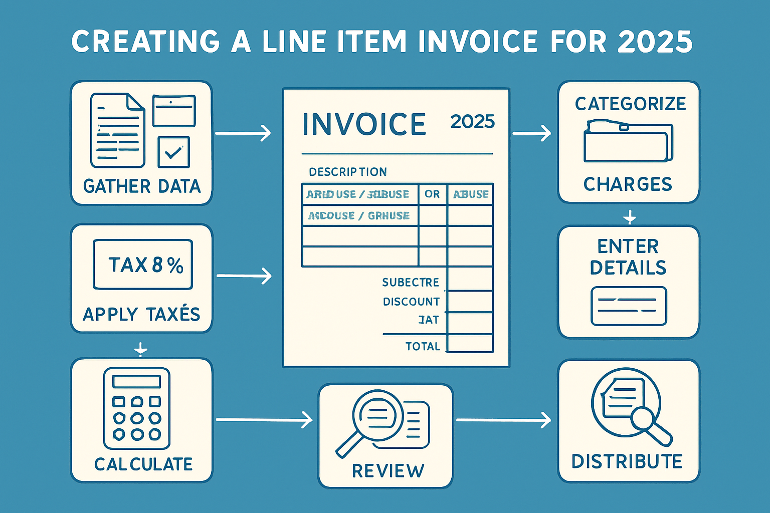 How to Create and Manage Line Item Invoices in 2025