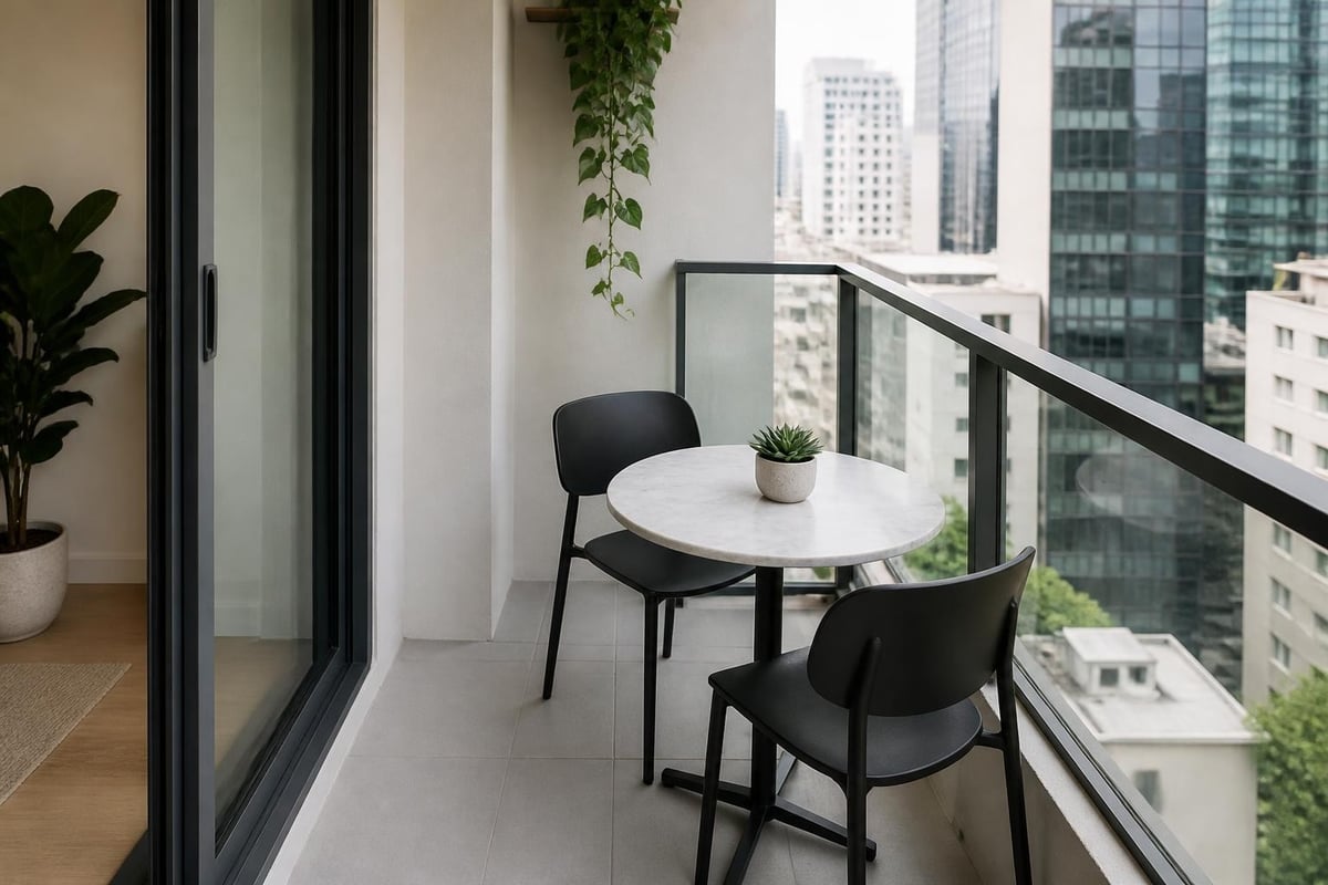 Bistro set spatial planning