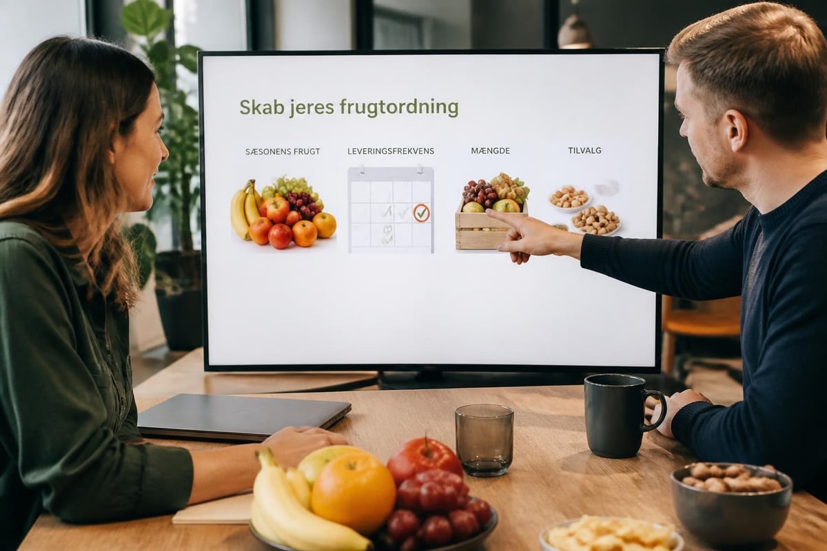Frugtordning komponenter