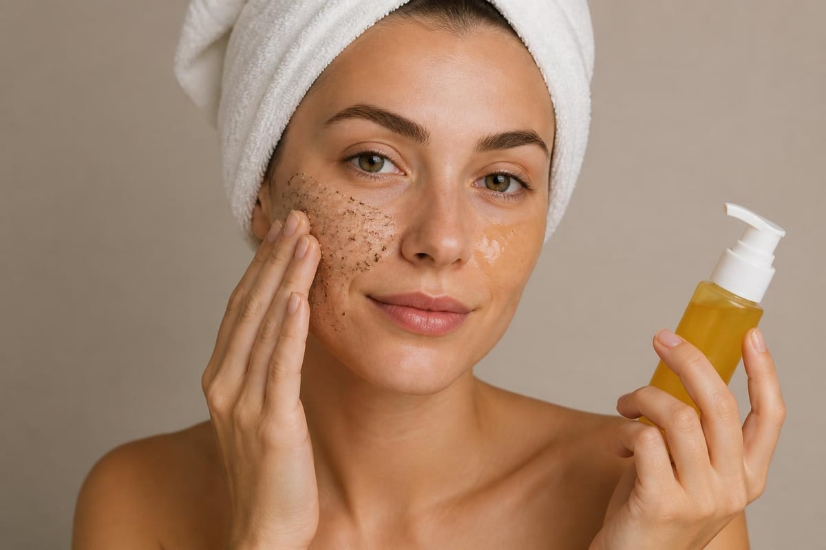 Vegan exfoliator types comparison