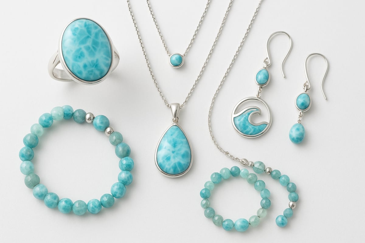 Popular Larimar Stone Jewelry Styles in 2026