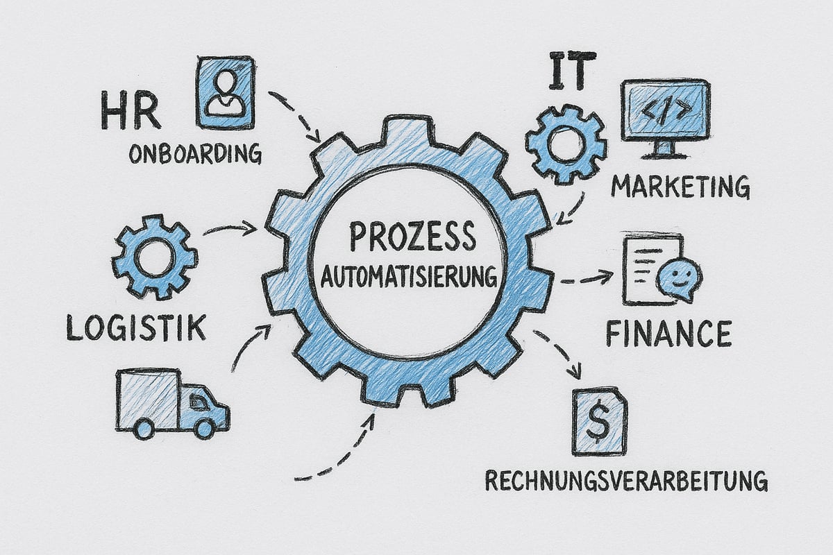 Wo und wie lassen sich Prozesse automatisieren? Anwendungsbereiche & Praxisbeispiele