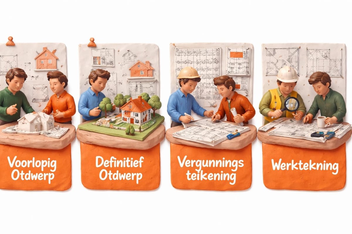 Verschillen bouwtekeningen