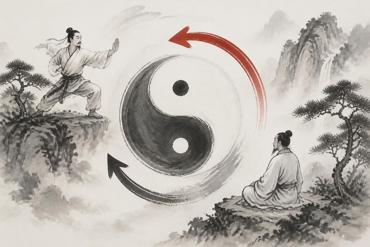 Energy flow between opposites