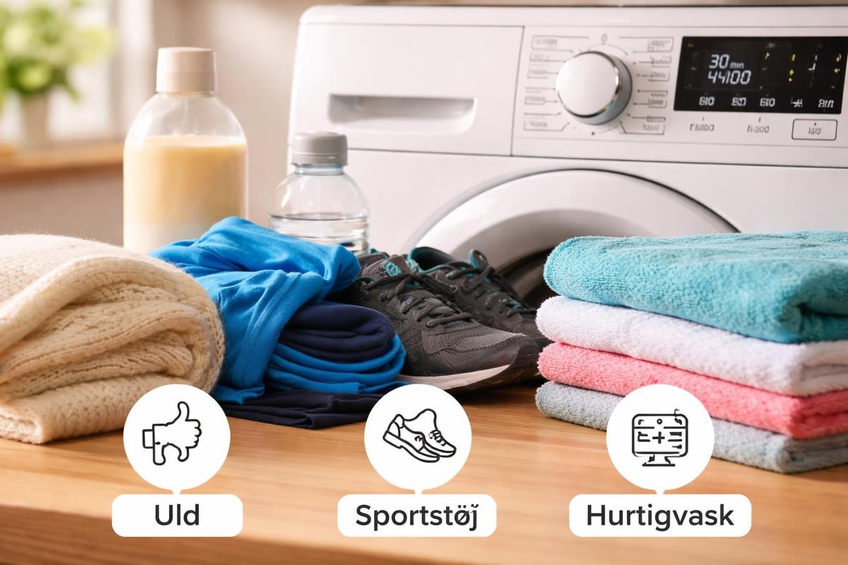 Specialprogrammer vaskemaskine