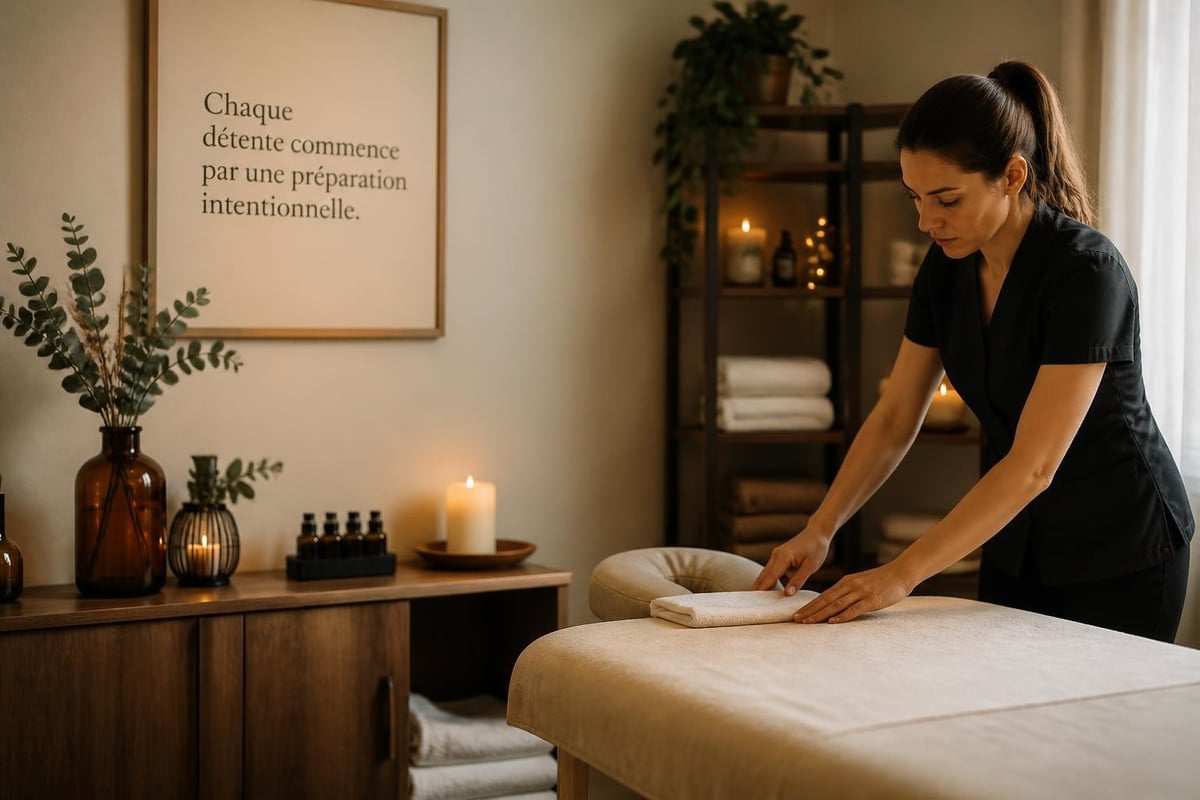 Organisation pratique cabine relaxation