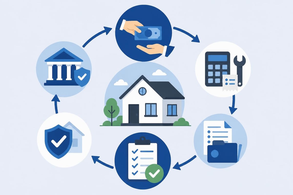 Rental property financial workflow