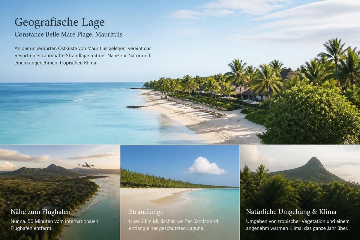 Constance Belle Mare Plage Lage