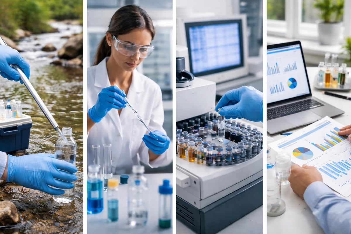 Schadstoffanalyse Prozess