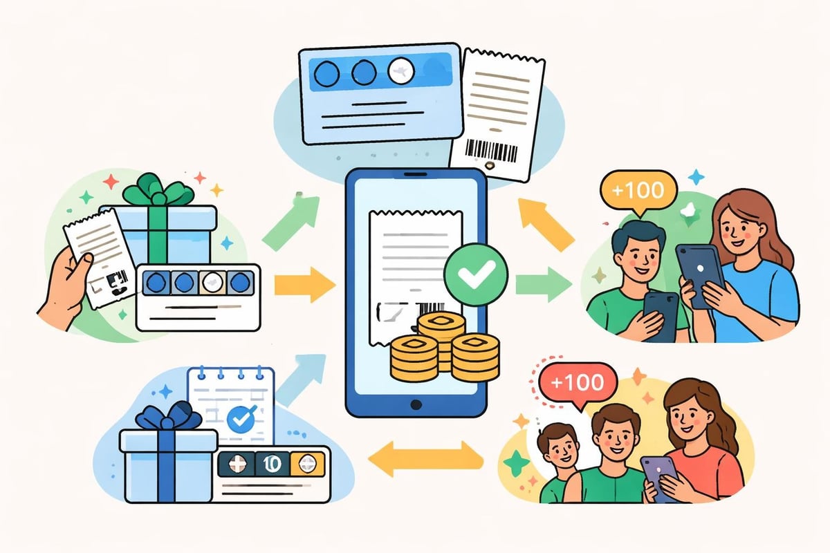 ReceiptPal points system