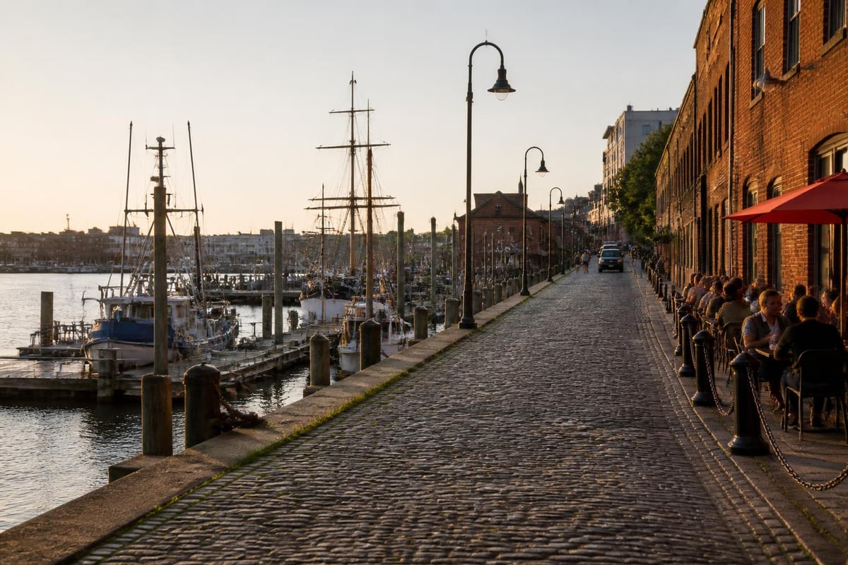 Portland Maine waterfront culture
