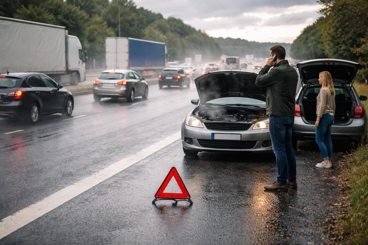Motorway breakdown risk factors