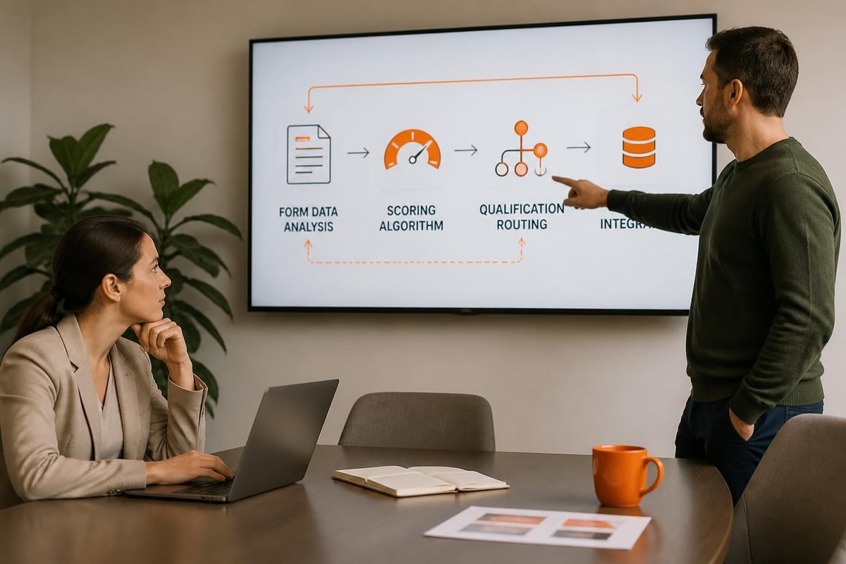 Lead Form Best Practices for B2B Customer Acquisition AI lead scoring workflow
