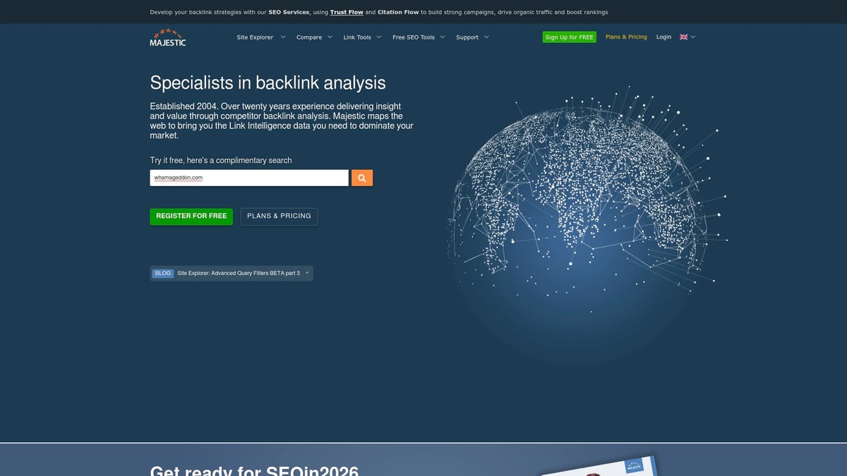 Top 10 SEO Tools for Link Building in 2026 - Majestic