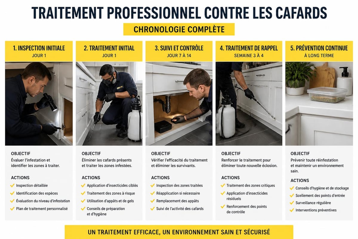 Plan d'action anti-cafards
