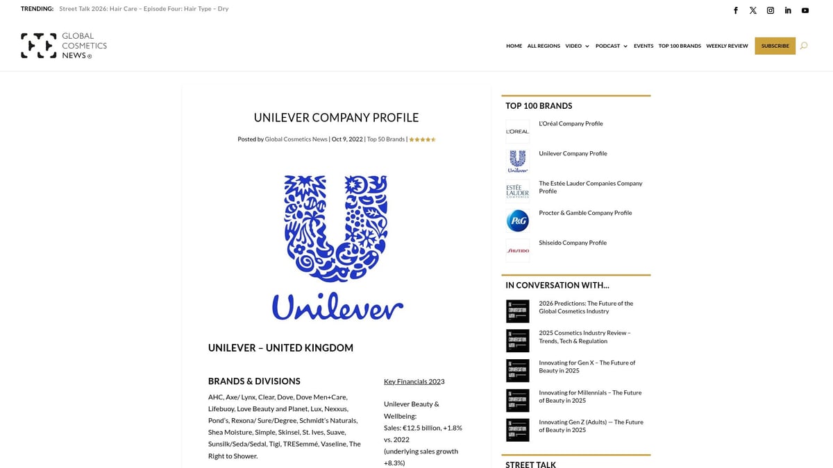 12 Top Cosmetics to Try in 2026 - Unilever Love Beauty and Planet Shampoo Bar