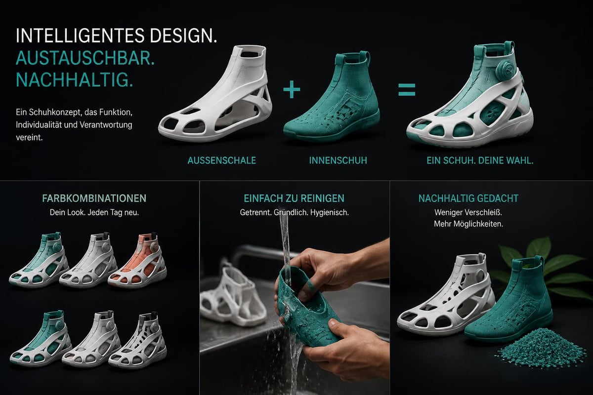 Modulare Schuhsysteme Funktionsweise
