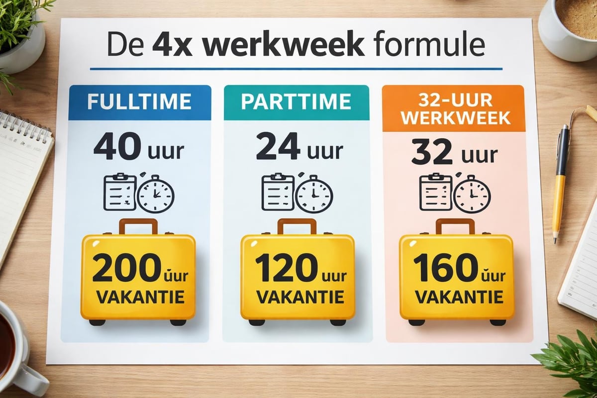 Berekening wettelijke vakantiedagen