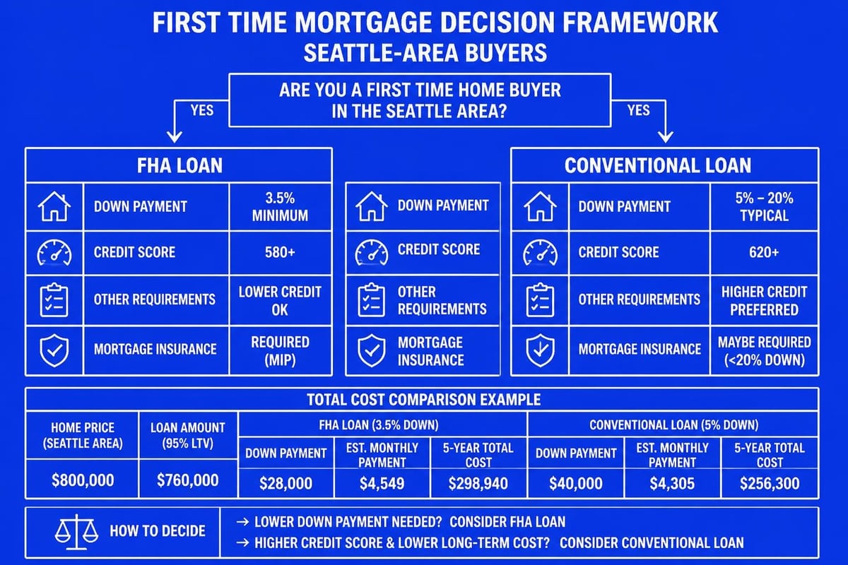 FHA vs Conventional loan comparison