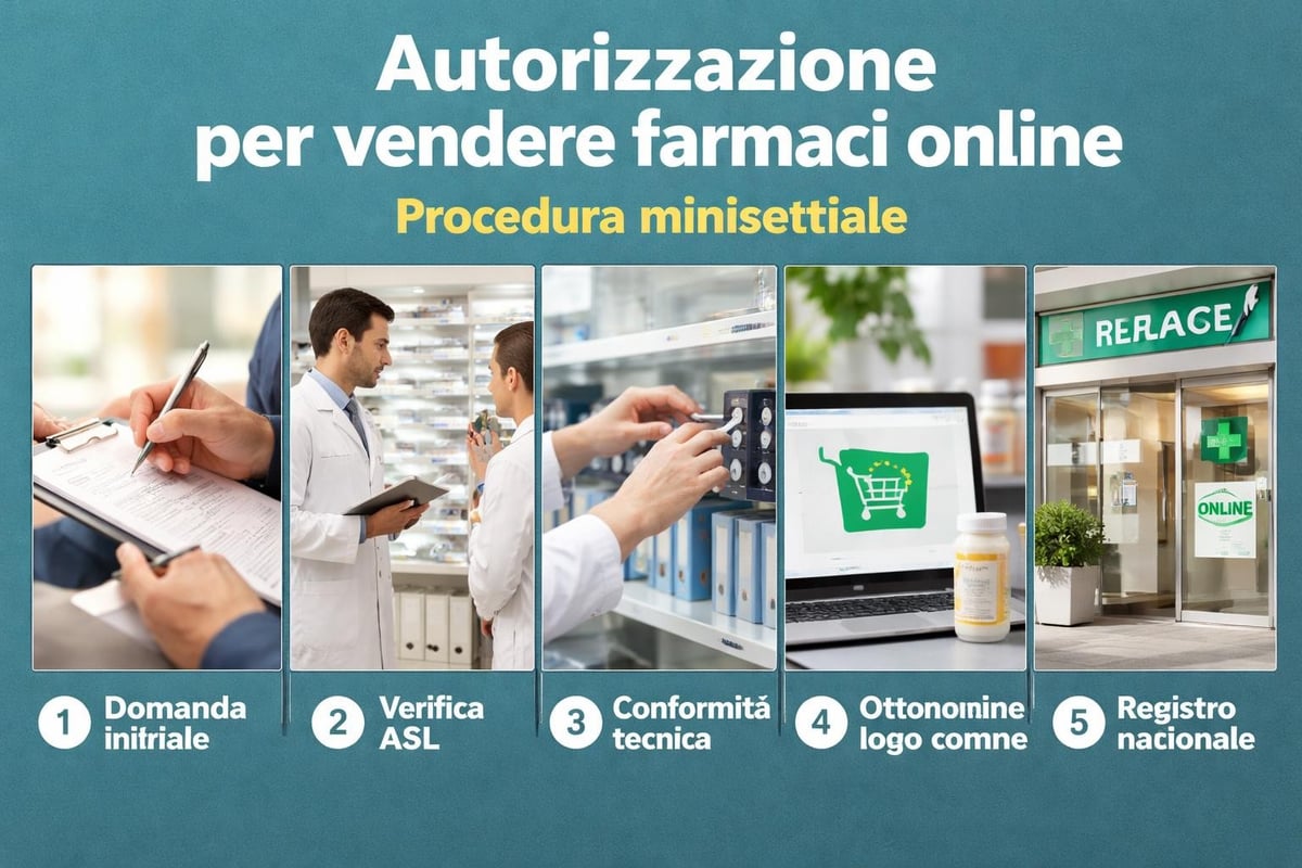 Processo autorizzativo vendita farmaci online