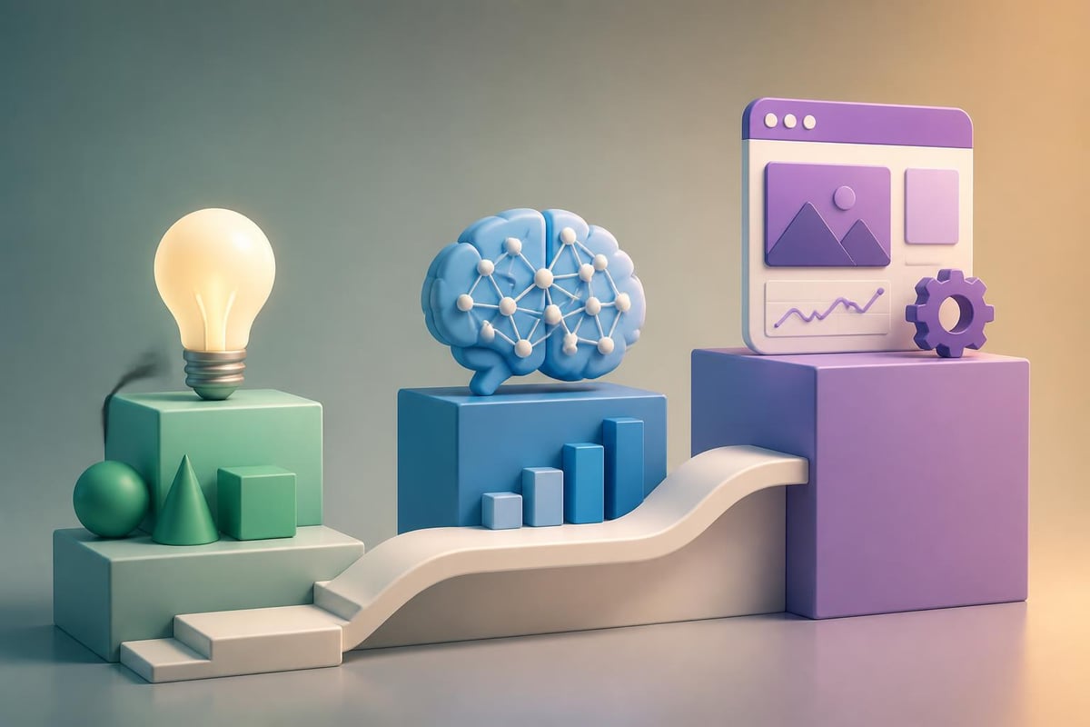 AI learning progression