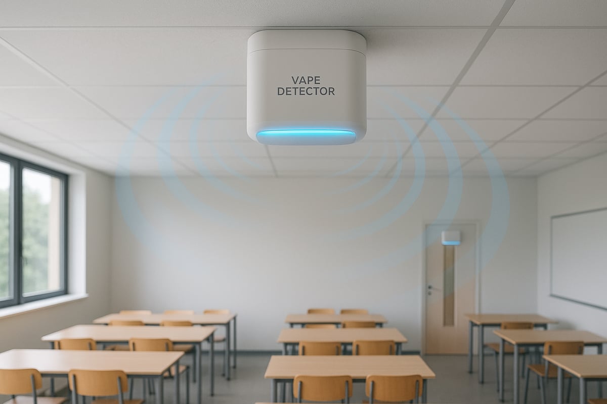 How Vape Detectors Work: Ceiling vs Wall Technologies