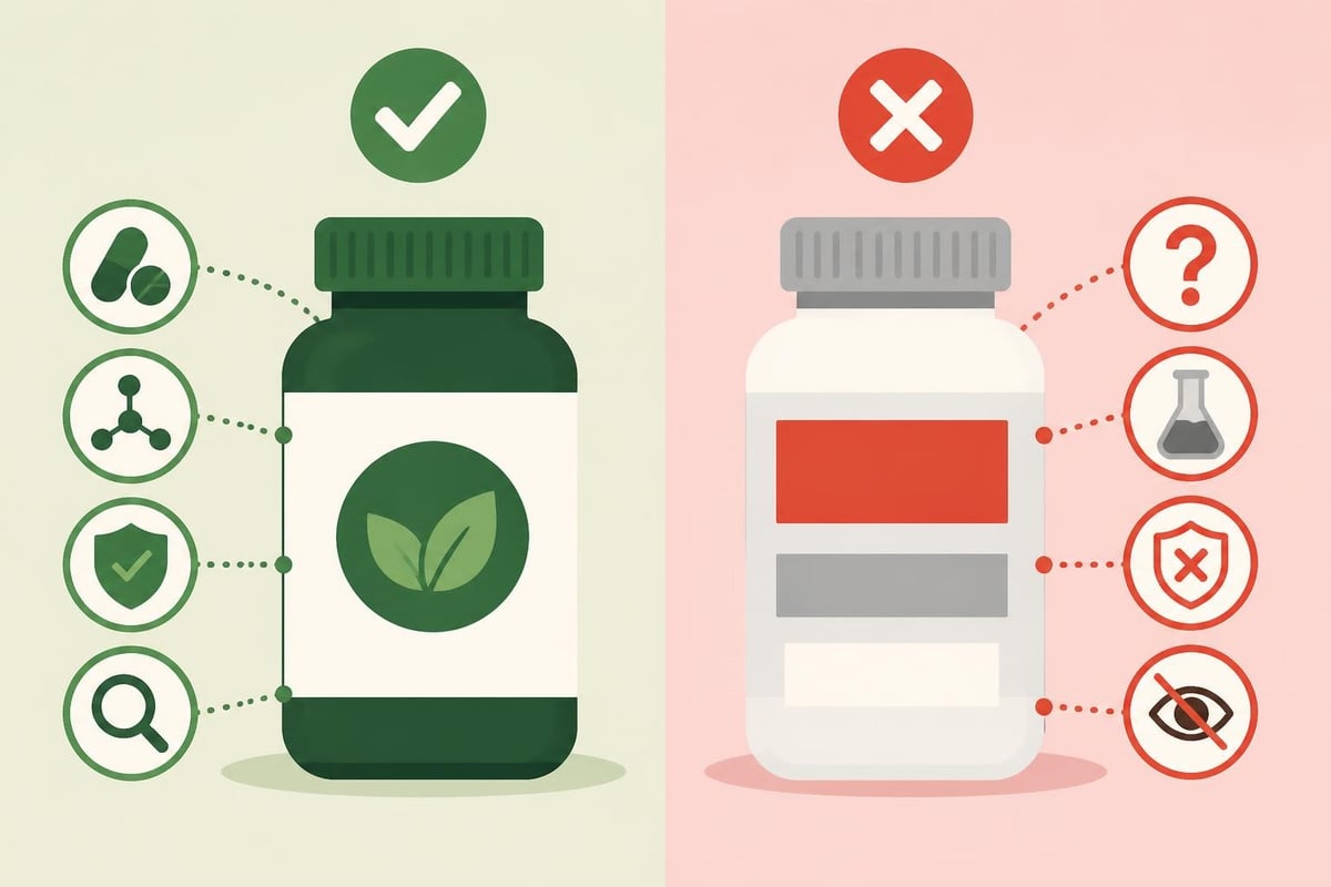 Supplement label evaluation