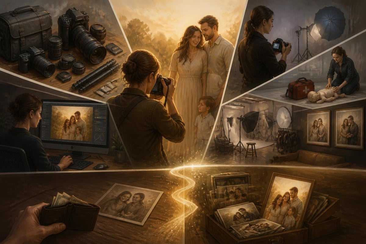 Photography session investment breakdown