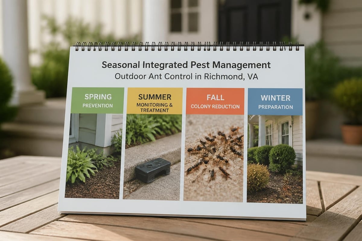 Natural Ant Killer Outside: Safe Outdoor Solutions 3 Integrated ant management timeline