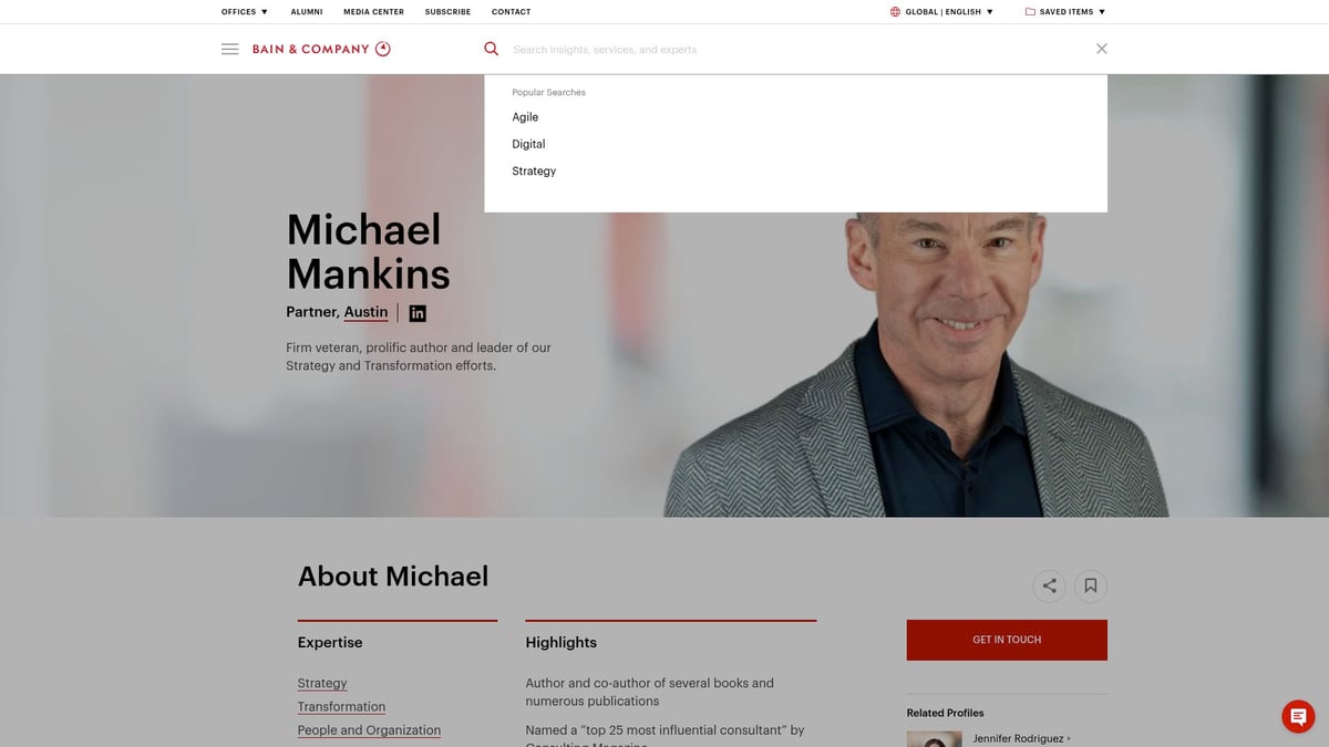 9 Brilliant Top Business Strategists to Watch in 2026 - Michael Mankins