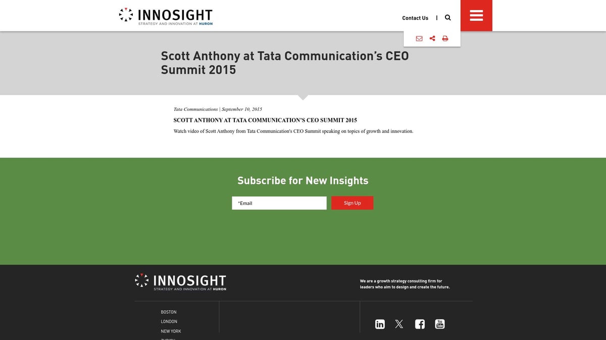 9 Brilliant Top Business Strategists to Watch in 2026 - Scott D. Anthony