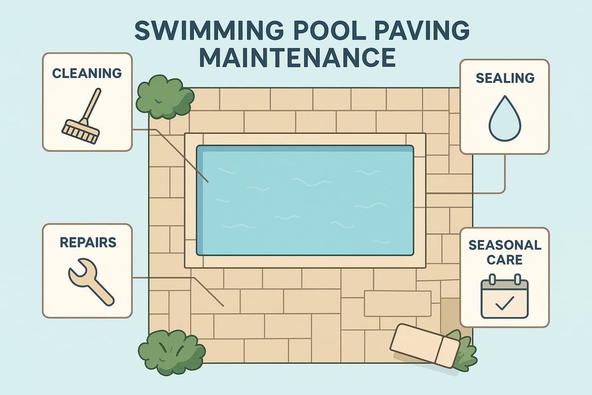 Maintenance & Long-Term Care of Pool Paving