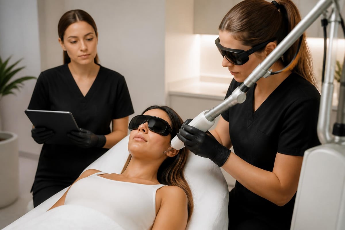 PicoSure treatment session steps