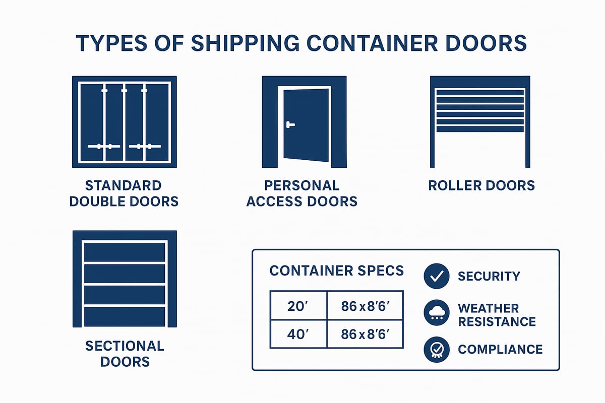 Understanding Shipping Container Doors: Types and Functions
