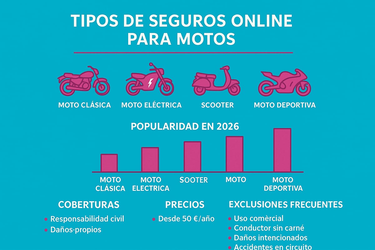Tipos de Seguros de Moto Disponibles Online