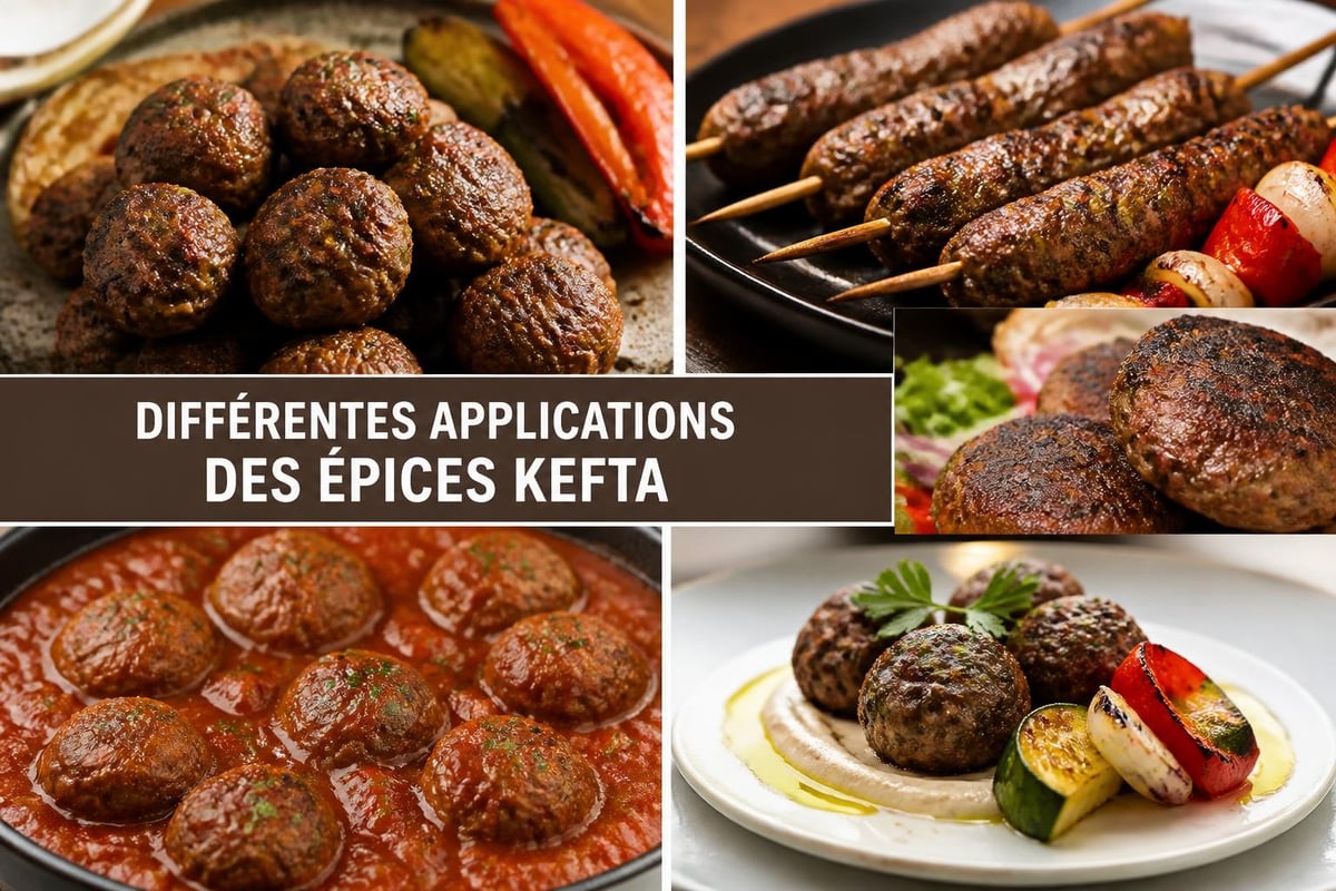 Utilisation culinaire épices kefta