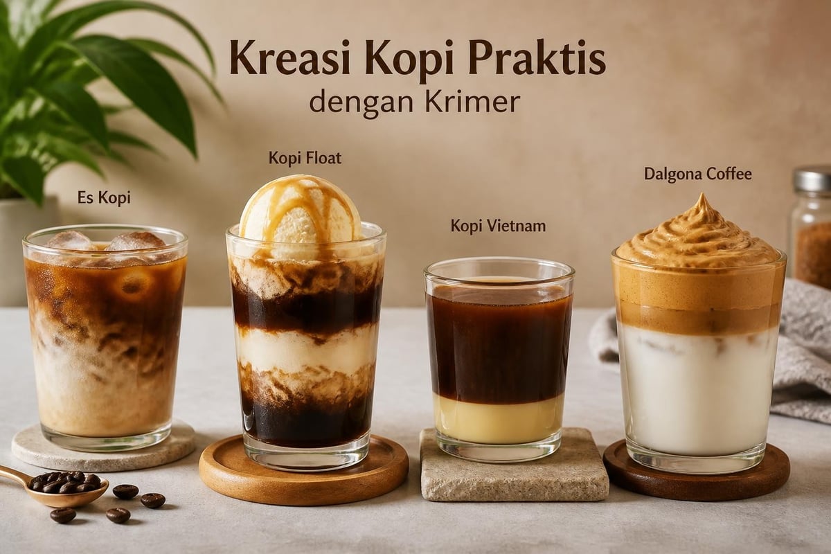 Kreasi minuman dengan krimer nescafe