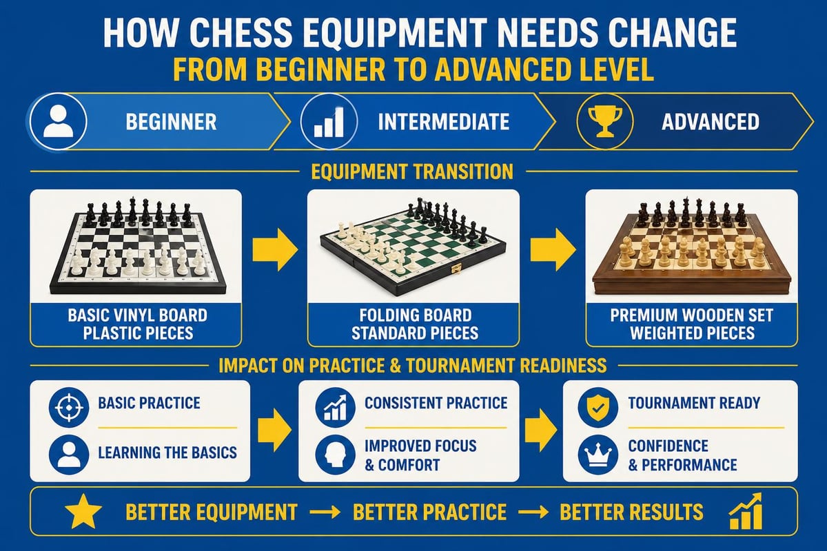 Chess equipment progression