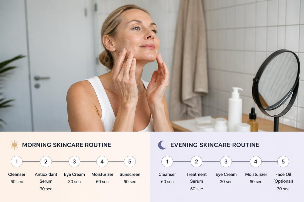 Layering skincare products