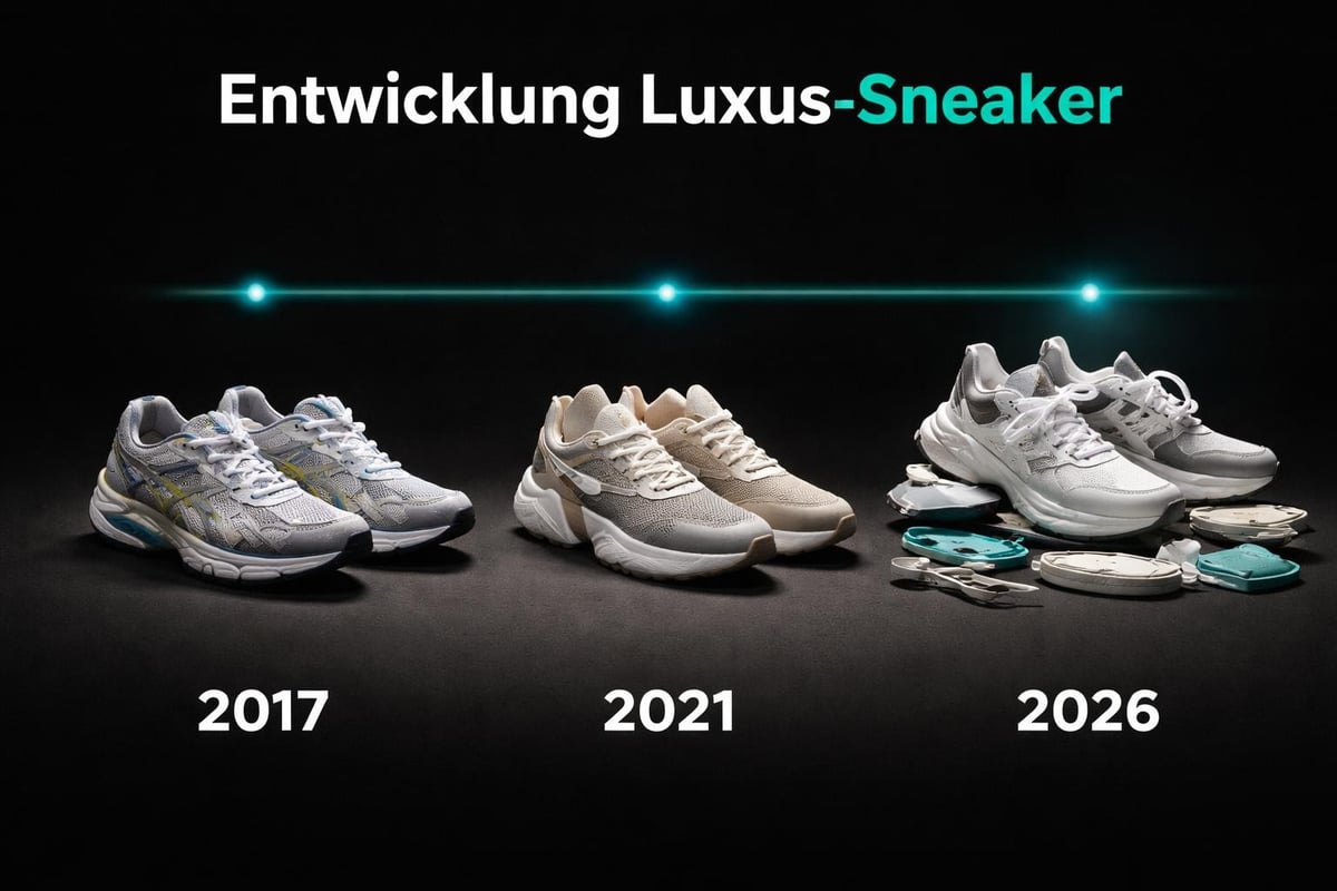 Luxury sneaker evolution timeline